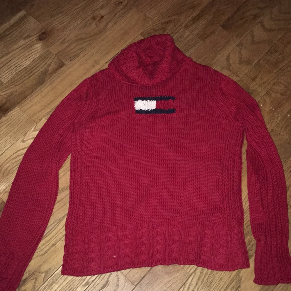 Ladies knitted Tommy Hilfiger sweater turtleneck